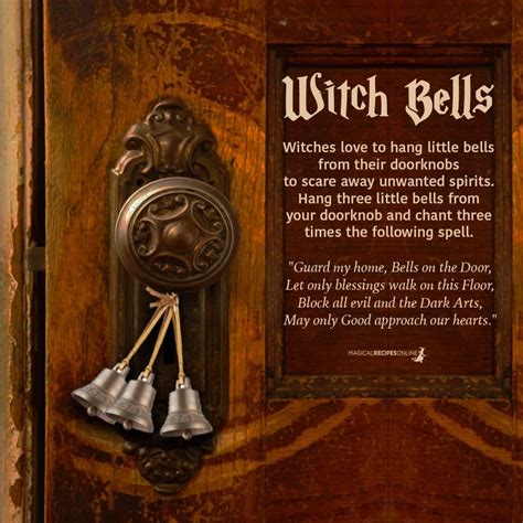 Witch bells hanging ornament